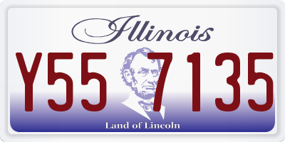 IL license plate Y557135
