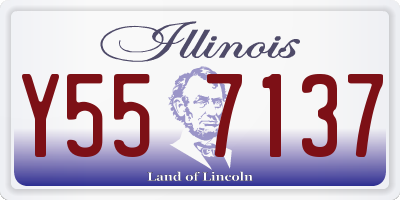 IL license plate Y557137