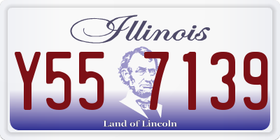 IL license plate Y557139