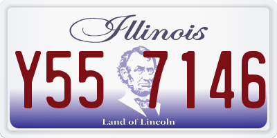 IL license plate Y557146