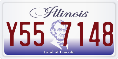 IL license plate Y557148