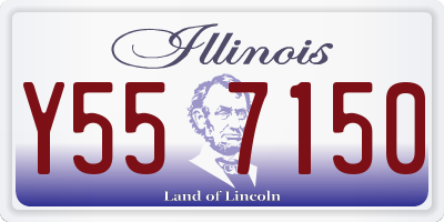 IL license plate Y557150