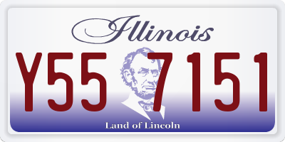 IL license plate Y557151
