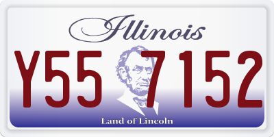 IL license plate Y557152