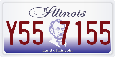 IL license plate Y557155