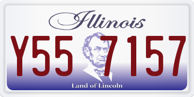 IL license plate Y557157