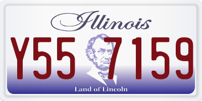 IL license plate Y557159