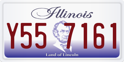 IL license plate Y557161