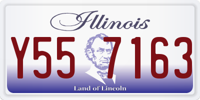 IL license plate Y557163