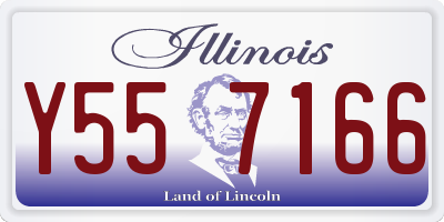 IL license plate Y557166