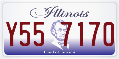 IL license plate Y557170