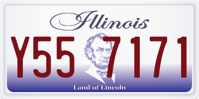 IL license plate Y557171