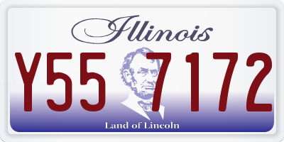 IL license plate Y557172