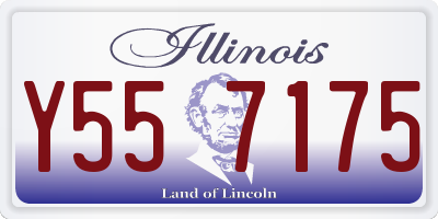 IL license plate Y557175