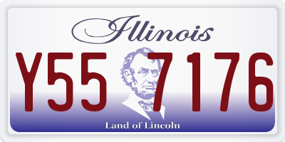 IL license plate Y557176