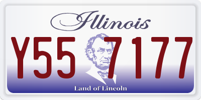 IL license plate Y557177