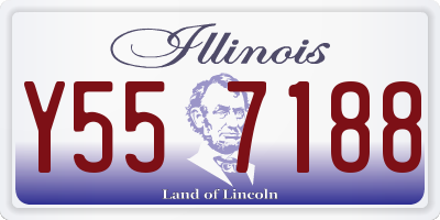 IL license plate Y557188
