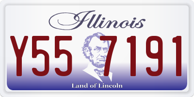 IL license plate Y557191