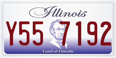 IL license plate Y557192
