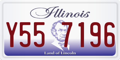 IL license plate Y557196