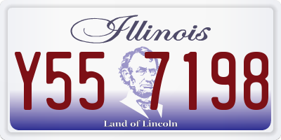 IL license plate Y557198
