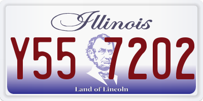 IL license plate Y557202