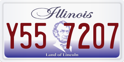 IL license plate Y557207