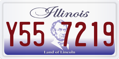IL license plate Y557219