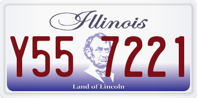 IL license plate Y557221