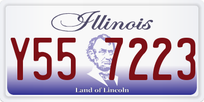 IL license plate Y557223