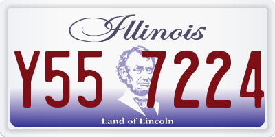 IL license plate Y557224