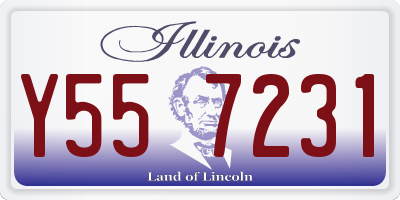 IL license plate Y557231