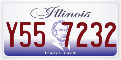 IL license plate Y557232