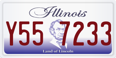IL license plate Y557233