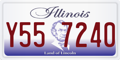 IL license plate Y557240