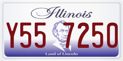 IL license plate Y557250