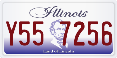IL license plate Y557256
