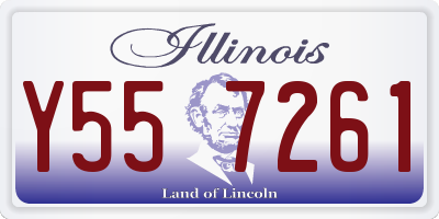 IL license plate Y557261