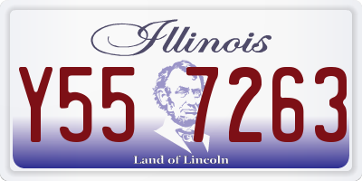 IL license plate Y557263