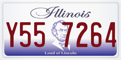 IL license plate Y557264