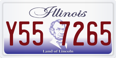 IL license plate Y557265