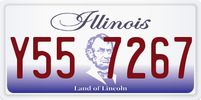 IL license plate Y557267