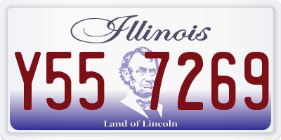 IL license plate Y557269