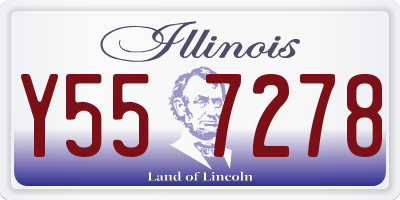 IL license plate Y557278