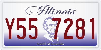 IL license plate Y557281