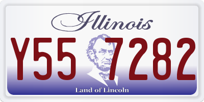 IL license plate Y557282