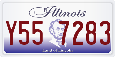 IL license plate Y557283