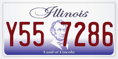 IL license plate Y557286
