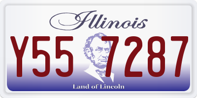 IL license plate Y557287