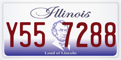 IL license plate Y557288